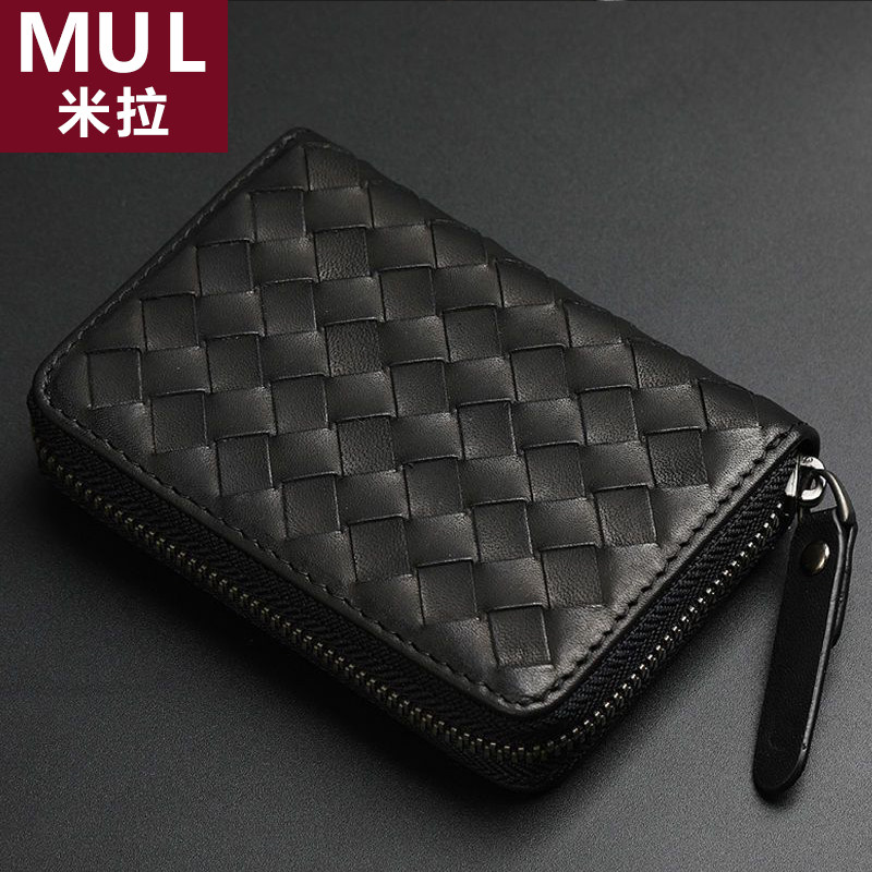 日本米拉MUL卡包男士卡夹大容量多卡位防盗刷驾驶证件小巧零钱包