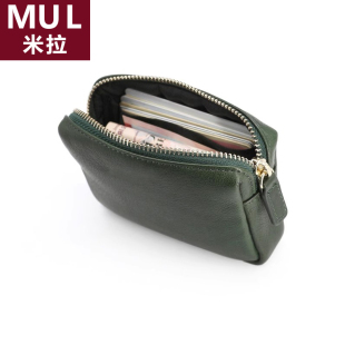 日本米拉MUL日韩零钱包女手工拉链立体硬币包卡包收纳包小钱包男