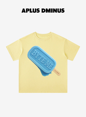 BYTE ME 短袖中大童男孩女童夏季T恤原创美式潮流休闲运动户外