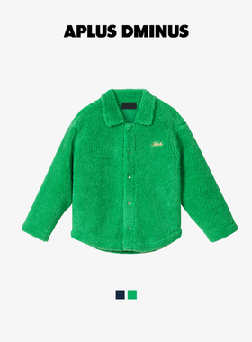 APLUS DMINUS 潮牌摇粒绒外套秋冬男保暖透气双层夹克中大儿童装