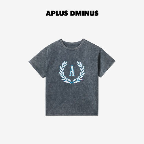 APLUSDMINUS潮牌儿童短袖T恤