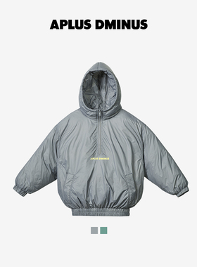 APLUS DMINUS潮牌加厚羽绒服冬保暖短款外套防风面包服男女中大童