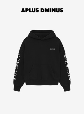 APLUS DMINUS  Rotunda哥特双袖哥特帽衫