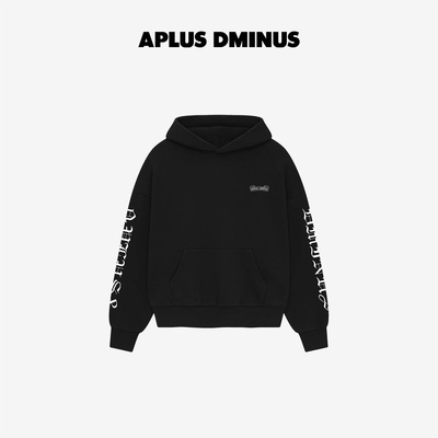 APLUS DMINUS  Rotunda哥特双袖哥特帽衫