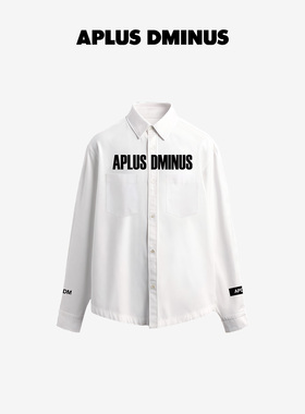 APLUS DMINUS 徽标贡缎衬衫外套