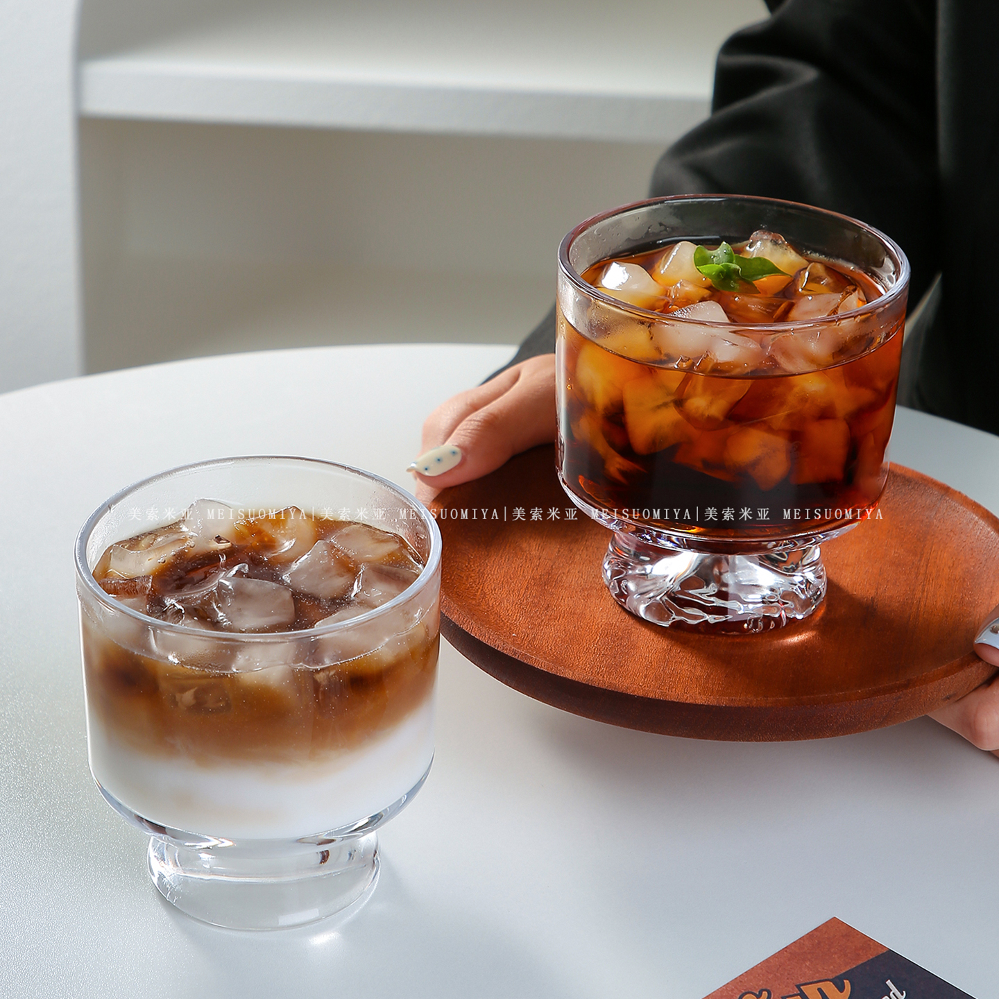 美索米亚新款观山杯大容量玻璃杯