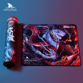 Darmoshark达摩鲨武僧鲨电竞游戏进口涤纶布锁边工艺防滑鼠标垫