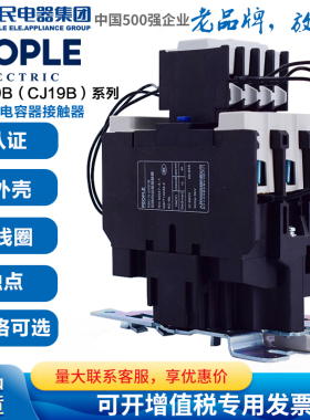 人民电器切换电容器交流接触器RDC19-25 32 43 63 80 95/11B 现货