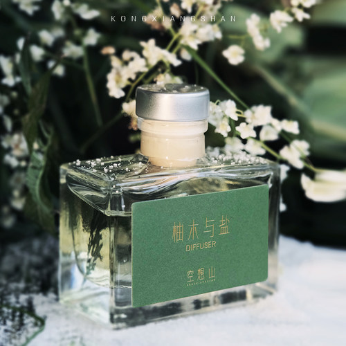 空想山绿茶无火香薰礼物家用室内持久熏香卧室摆件空气清新35现货
