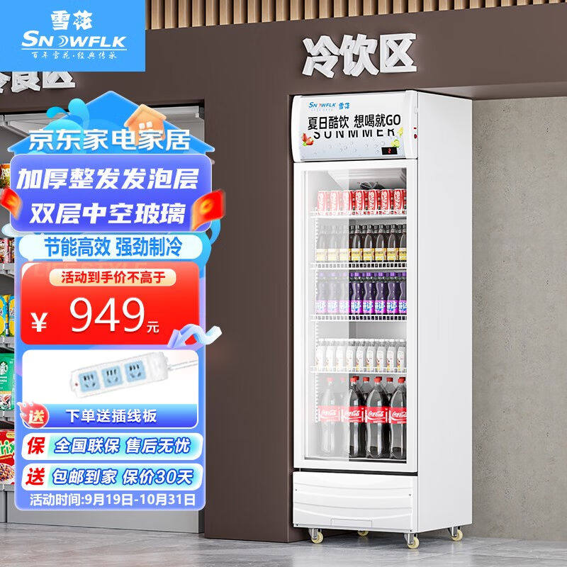 【送货入户】雪花（SNOWFLK）展示柜冷藏柜饮料柜陈列柜保鲜柜超怎么看?