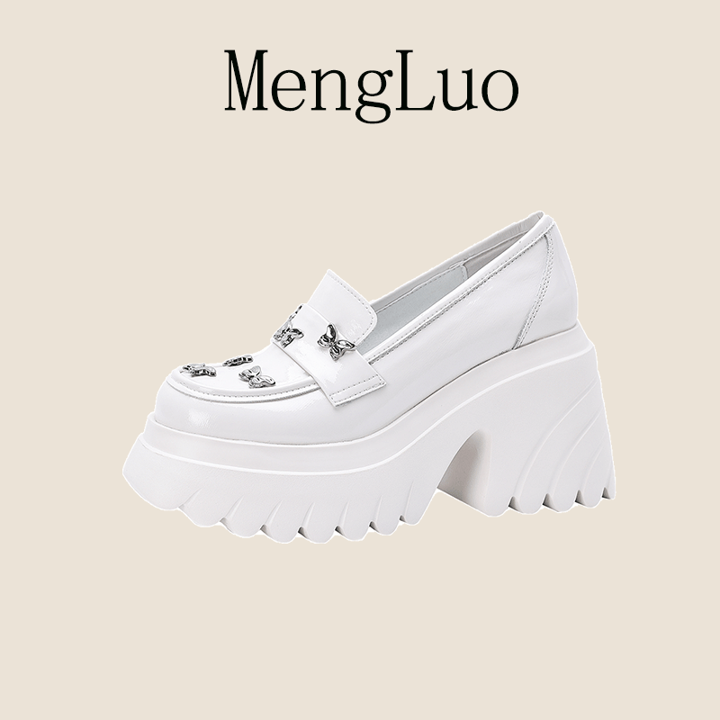 时尚真皮超高跟鞋子女