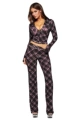 Black Plaid Trousers