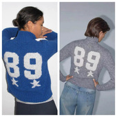 paloma wool现货西班牙柔软针织提花羊毛混纺拉链开衫 毛衣