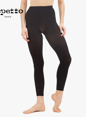 REPETTO丽派朵 女士黑色紧身束口弹力加固不易起褶训练舞蹈连裤袜