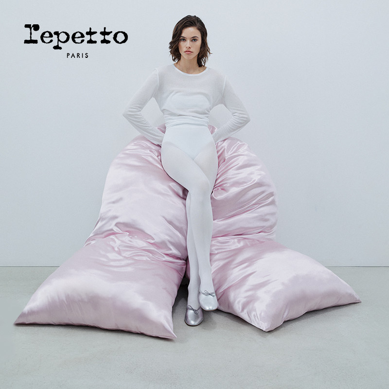 REPETTO丽派朵 CAMILLE MULES牛皮革皮底银色低跟穆勒拖鞋 24新款,女鞋,穆勒鞋,淘宝优惠券,粉丝福利购,淘宝优惠卷