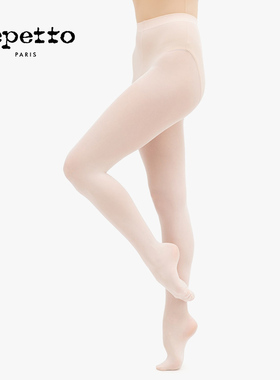 REPETTO丽派朵 女童淡粉色紧身弹力修身微纤维芭蕾舞舞蹈连裤袜