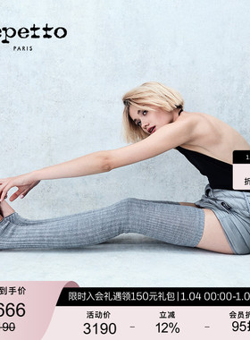 【礼物】REPETTO丽派朵 CENDRILLON皮底红色休闲通勤平底芭蕾鞋