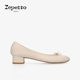 REPETTO丽派朵 线下热销 CAMILLE牛皮革皮底米灰秋冬芭蕾鞋