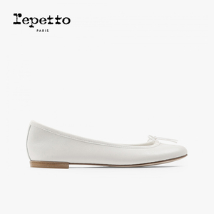 【明星同款】REPETTO丽派朵 CENDRILLON皮底小牛皮圆头芭蕾平底鞋