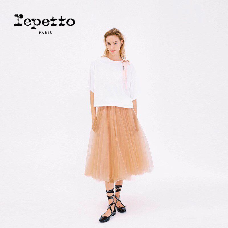 REPETTO丽派朵 女士夏季半身长裙蓬蓬裙TUTU芭蕾纱裙超美半身裙