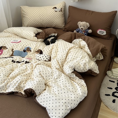 無绵丨立体毛巾绣水洗棉软糯床品