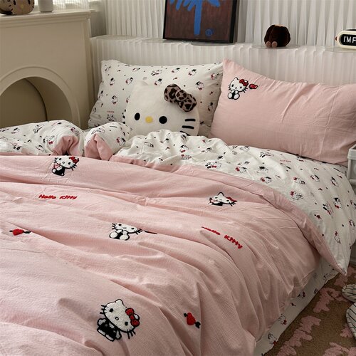 無绵丨三丽鸥正版水洗棉四件套