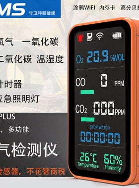 一氧化碳气体检测户外露营温湿度
