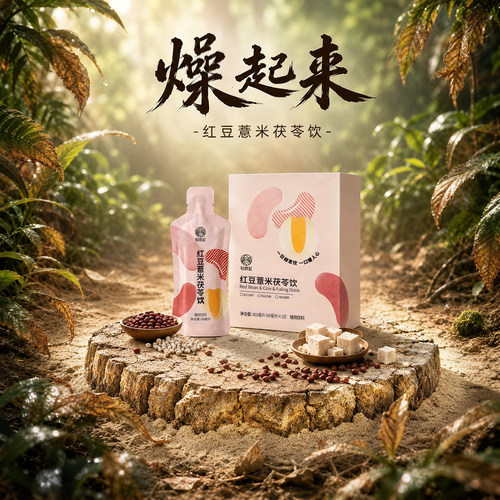免泡即饮十倍加速茯苓红豆薏米茶