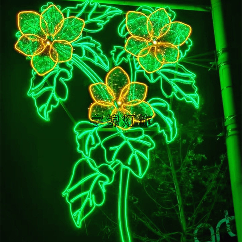 LED户外圣诞树工程亮化动物灯