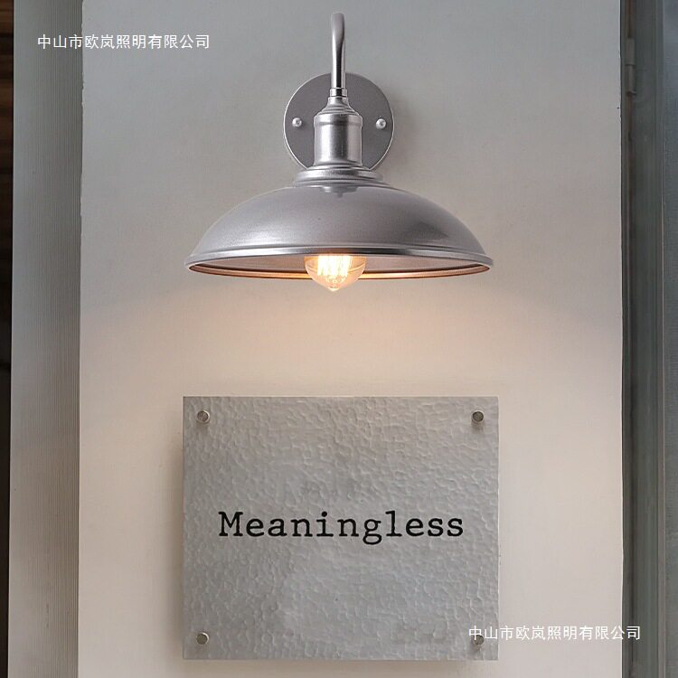 美式复古工业风铁艺壁灯