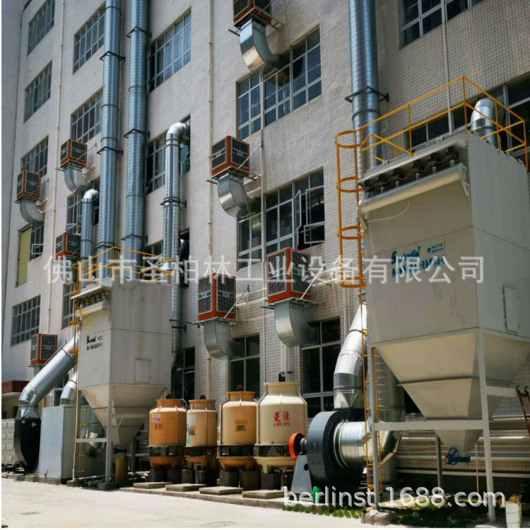 色母行业自动脉冲滤筒集尘器工业废气处理处理设备UV光解废气处理