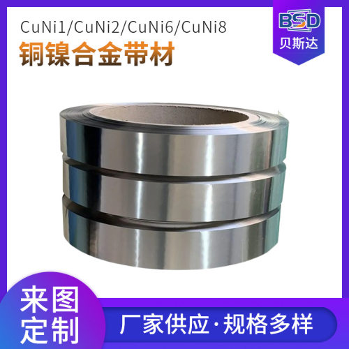 供应铜镍合金带CuNi1/CuNi2/CuNi6/CuNi8 铜镍带焊接镍带价格优惠