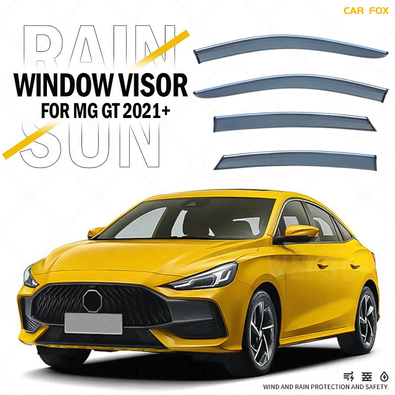 适用于名爵MG GT Window visor名爵GT车窗晴雨挡雨遮阳板雨眉