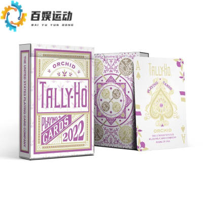 百娱扑克牌花切纸牌创意新手TH练习娱乐TallyHo菊梅兰竹Tally_Ho_