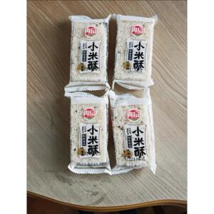 冉启小米酥米花糖传统食品休闲零食糕点网红独立包装厂家直销