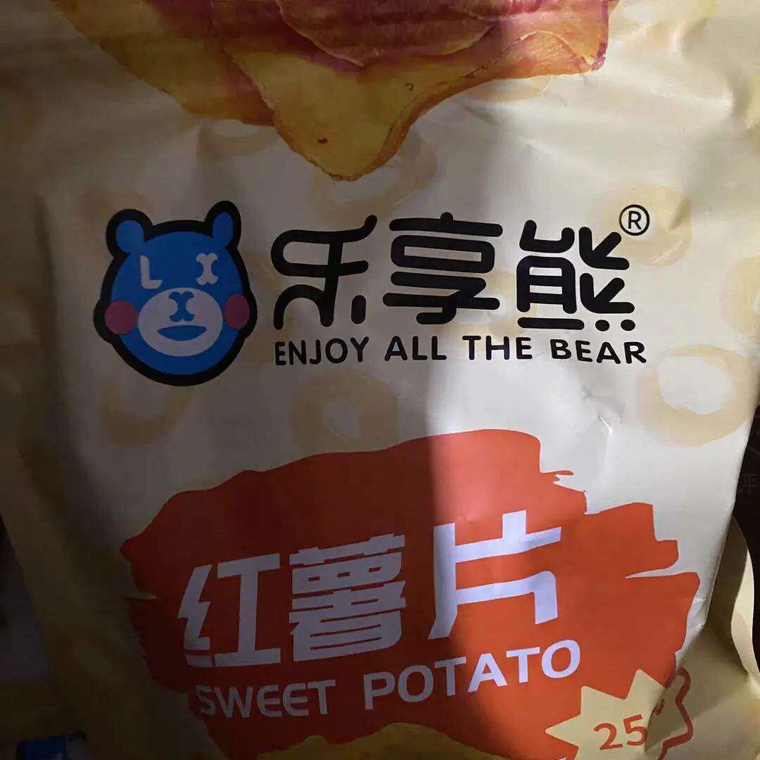 乐享熊红薯片香脆地瓜干片非红薯脆片干薄片油炸零食蜂蜜健康薄脆