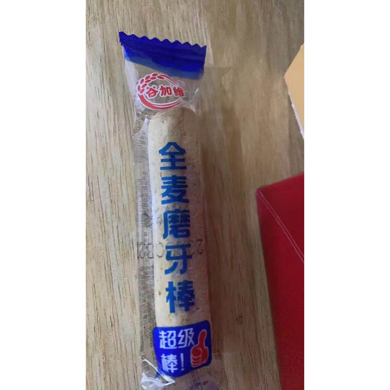 谷加维低脂小钢筋全麦棒代餐饼干饱腹耐嚼无糖精巨硬磨牙棒零食品