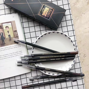 夏瑜拉线眉笔鸭嘴硬芯防水防汗化妆笔专业化妆师纹绣师专用网红款