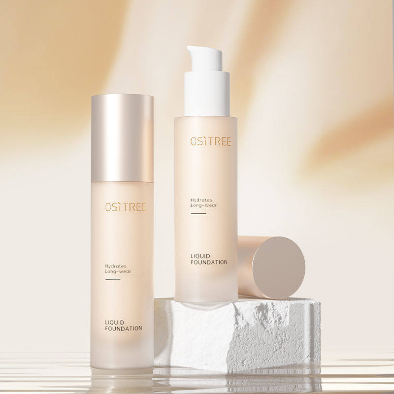 柳丝木粉底液粉底液遮瑕保湿控油不卡粉水润持久不脱妆女