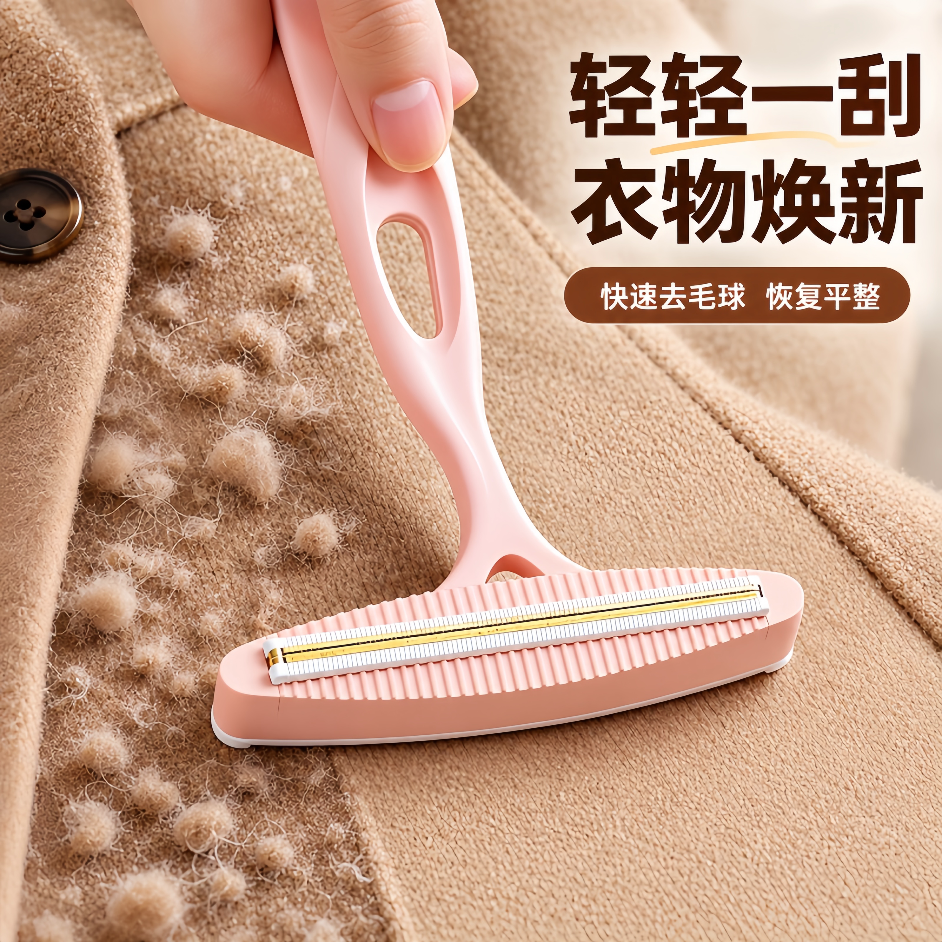 手动去球神器起球衣服刮毛器毛呢子去毛球刮刀家用大衣毛衣修剪器