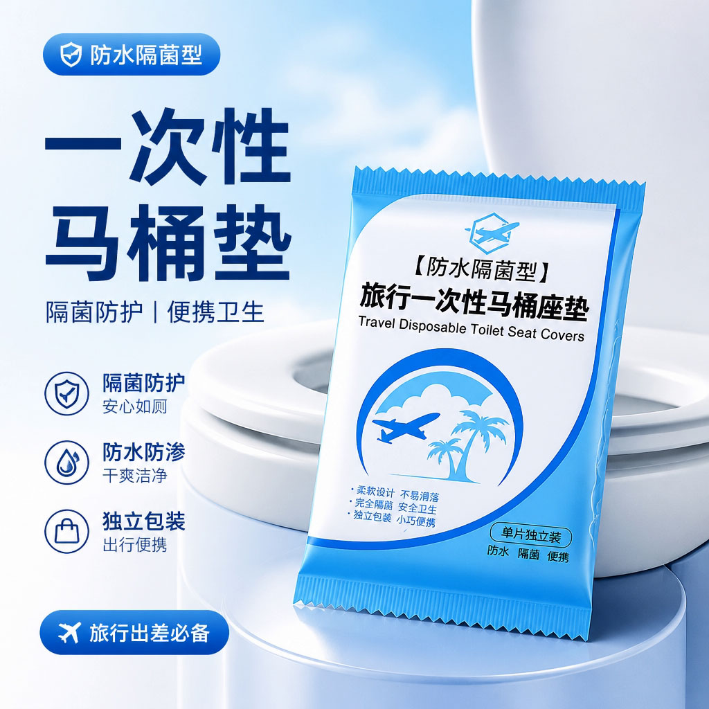 便携一次性马桶垫酒店坐便器防水防污坐垫套孕产妇坐垫纸旅行用品