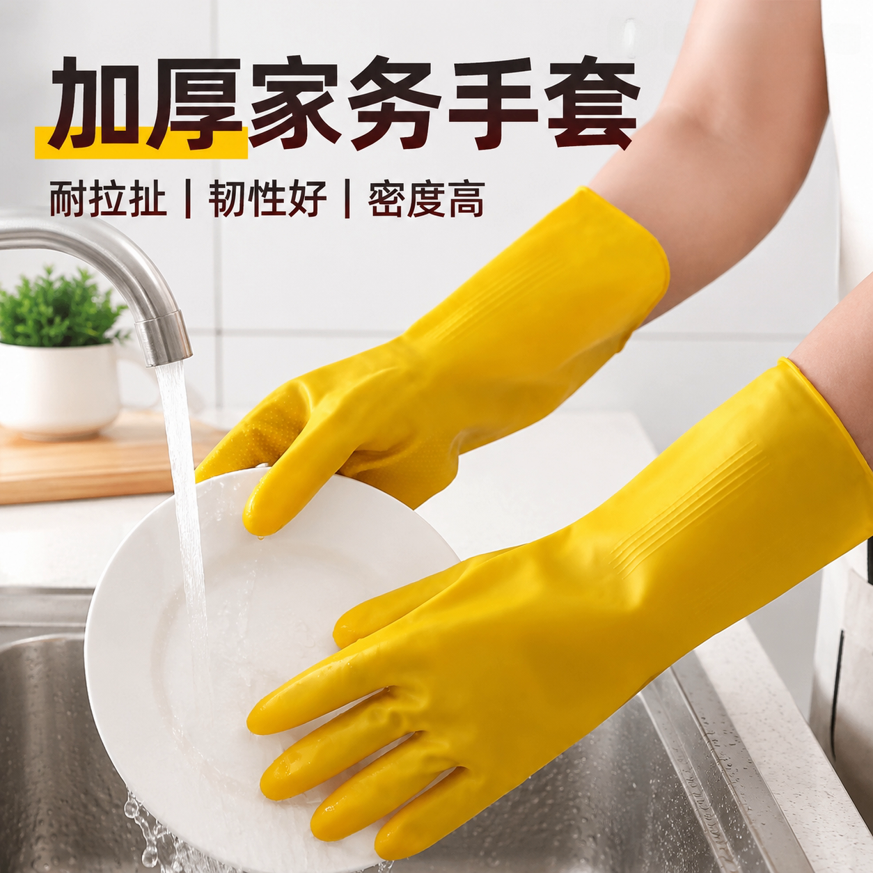 加厚乳胶劳保手套耐磨防滑防刺