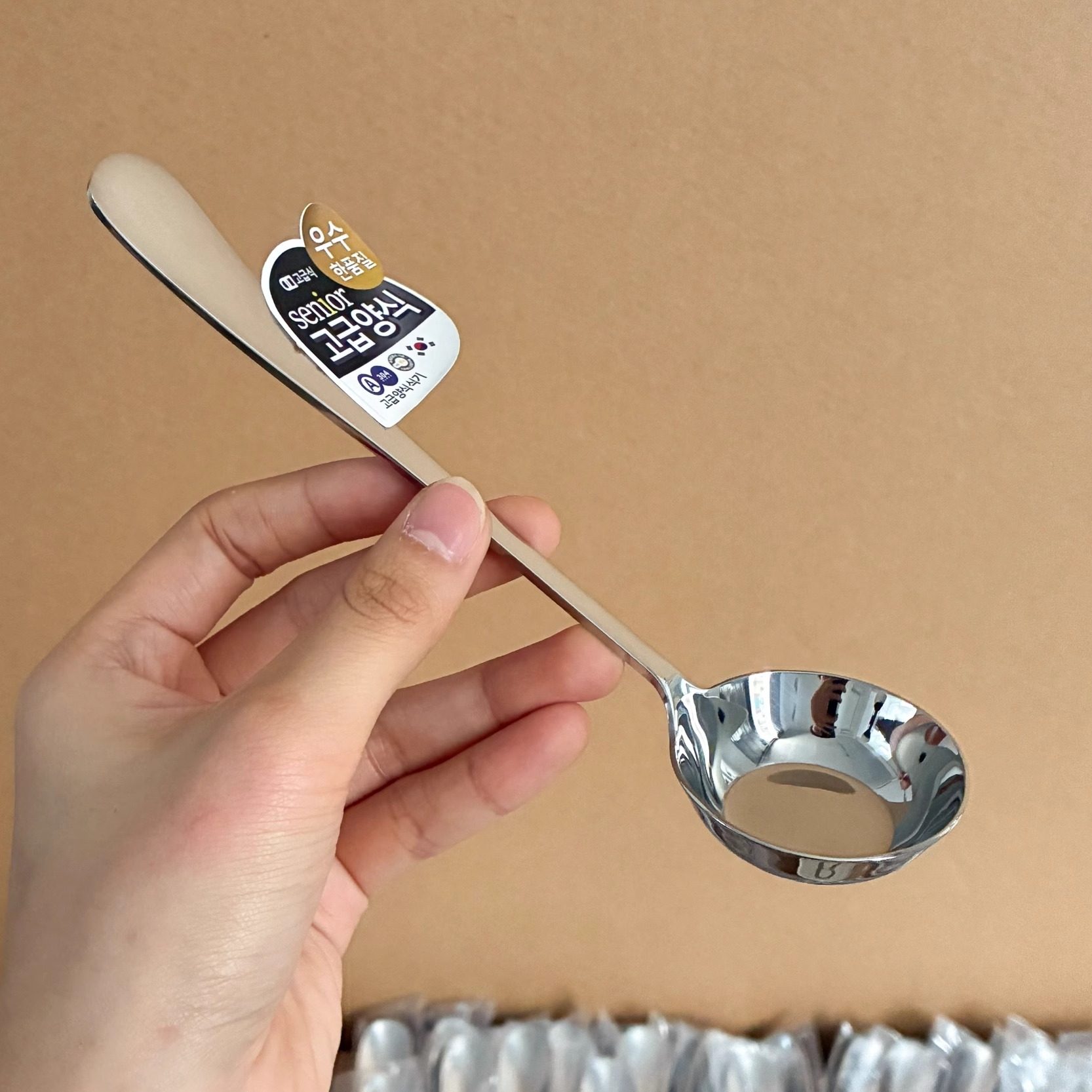 外貿原單316不銹鋼平底螺螄粉勺