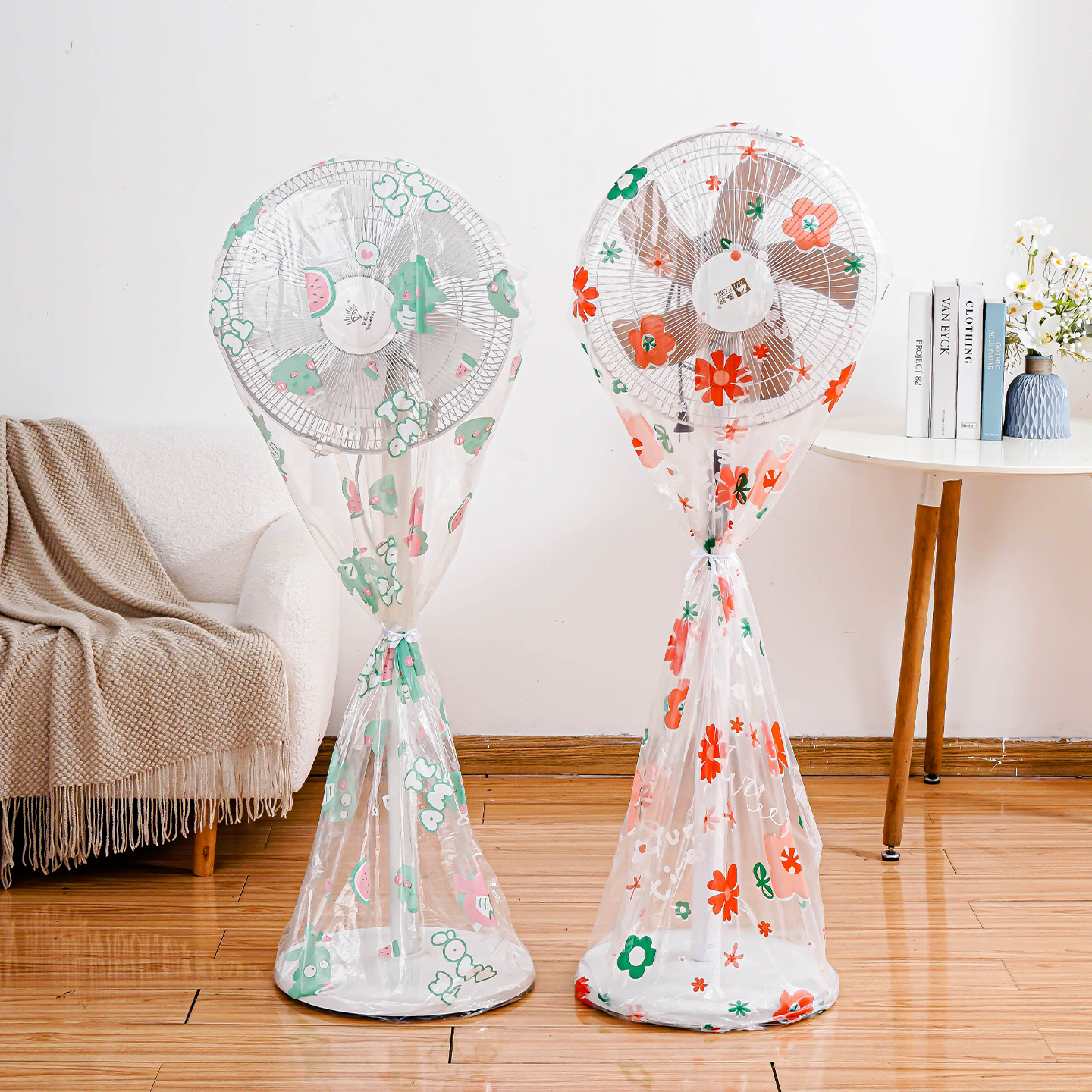 电风扇罩子防尘罩电扇保护套子立式落地式全包家用新款通用防灰套