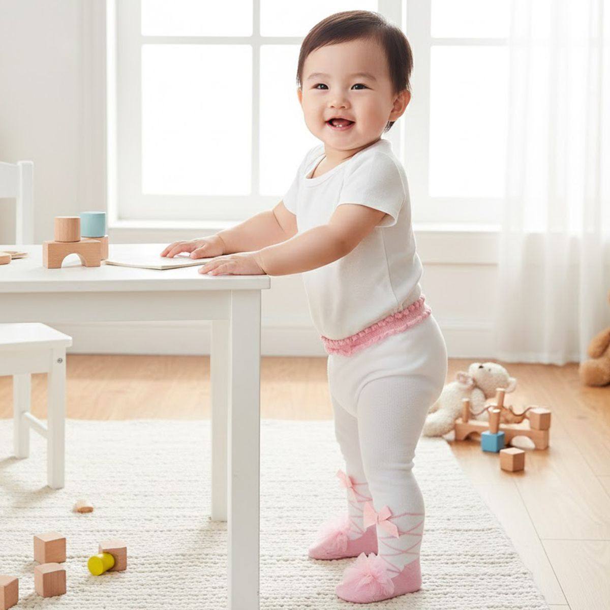 婴儿连裤袜蕾丝花边蝴蝶结公主打底裤芭蕾造型秋冬款儿童舞蹈裤袜,童装/婴儿装/亲子装,儿童袜子(0-16岁),淘宝优惠券,粉丝福利购,淘宝优惠卷