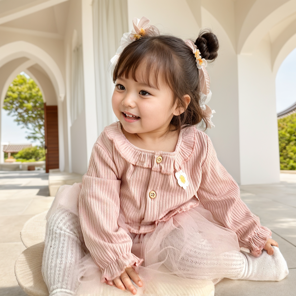 纯棉包屁衣新生儿爬服纱裙连体衣婴儿秋装女宝宝超仙衣服哈衣