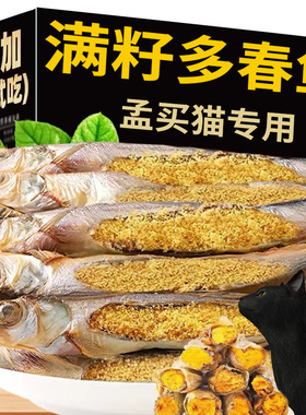 孟买猫专用猫咪冻干袋装多春鱼满籽营养宠物发腮增肥猫零食小鱼干