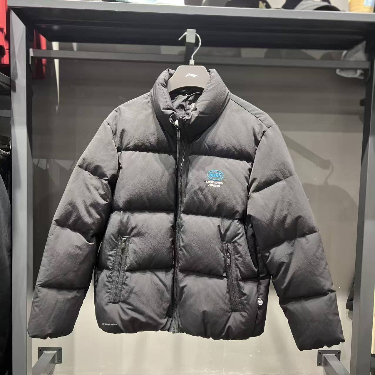 李宁2025冬季款男子反伍羽绒服