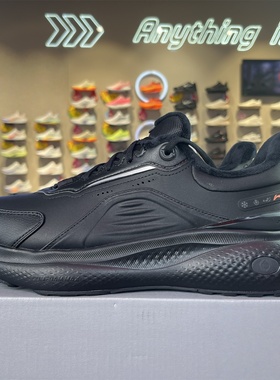 李宁加绒休闲鞋男子2025冬季新款SOFTPLUS 2 FLEECE运动鞋AGLV147