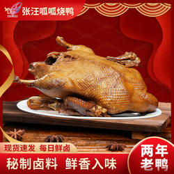 张汪板鸭呱呱烧鸭山东枣庄特产整只卤味滕州特产新鲜现卤散养老鸭